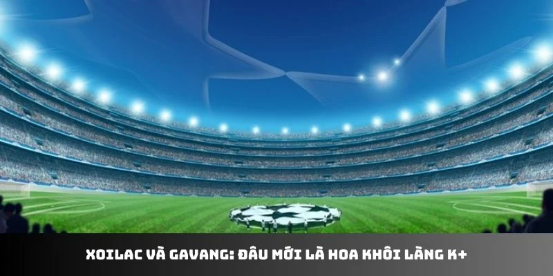 Xoilac và Gavang: Đâu mới là hoa khôi làng K+